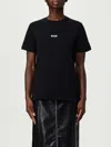 Msgm Logo Print Short-sleeved T-shirt In Black