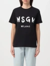 Msgm T-shirt  Woman Color Black