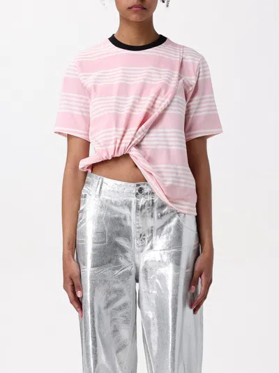 Msgm T-shirt  Woman Color Pink