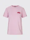 Msgm T-shirt  Woman Color Pink In Neutral