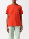 Msgm T-shirt  Woman Color Red
