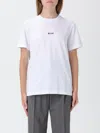 Msgm T-shirt  Woman Color White In White