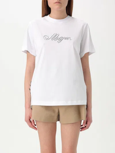 MSGM T-SHIRT MSGM WOMAN COLOR WHITE,G65715001