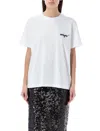 Msgm Timeless Crew Neck Short Sleeve T-shirt In Optical White