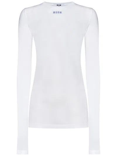 Msgm T-shirt In White