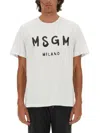 Msgm T-shirt  Men Color Ivory In White