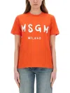 Msgm Tshirt With Logo