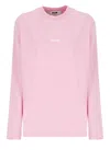Msgm T-shirt With Logo In Pink