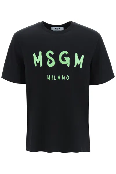 MSGM T-SHIRT WITH LOGO