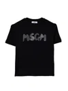 Msgm T-shirt With Logo In Black