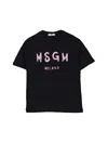 Msgm T-shirt With Logo In Black
