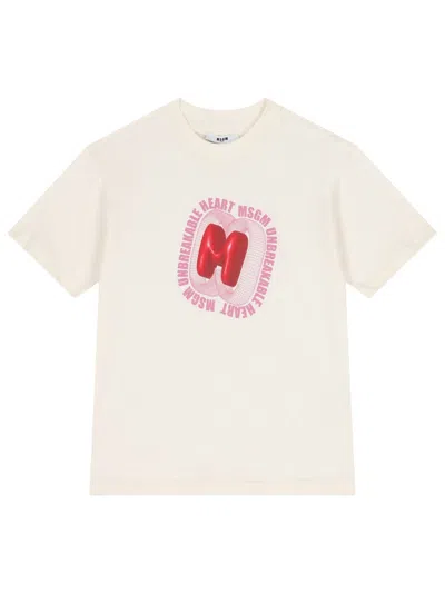 MSGM MSGM T SHIRT WITH LOGO