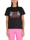 Msgm T-shirt With Logo In Black