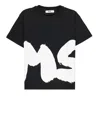 Msgm Logo-print T-shirt In Black