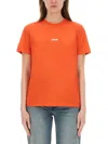 Msgm T-shirt With Logo In Red