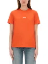Msgm Tshirt With Logo In Red