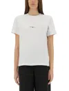 Msgm T-shirt With Logo In White