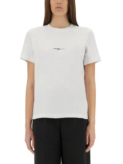 MSGM MSGM T SHIRT WITH LOGO