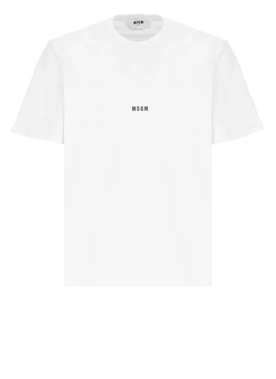 Msgm T-shirts And Polos In White