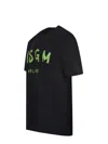Msgm T-shirts And Polos In Black