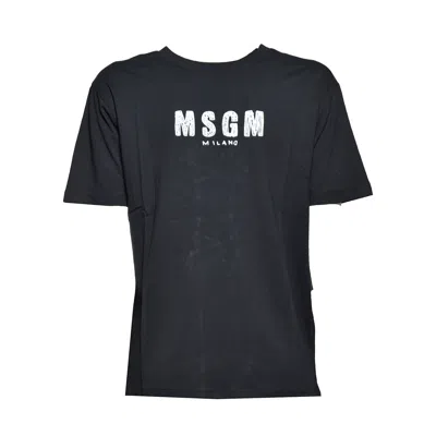Msgm T Shirts And Polos In Black