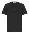 Msgm Micro Logo T Shirt In Black