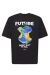 Msgm T-shirts And Polos Black In Nero Neri E Grigi