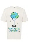 Msgm T-shirts And Polos Grey In Grigio Neri E Grigi