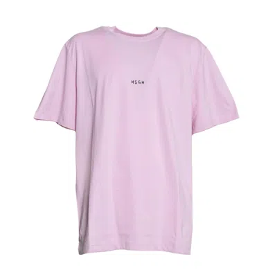 Msgm T Shirts And Polos In Pink