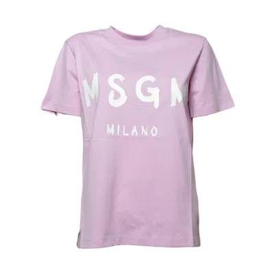 Msgm T Shirts And Polos In Pink