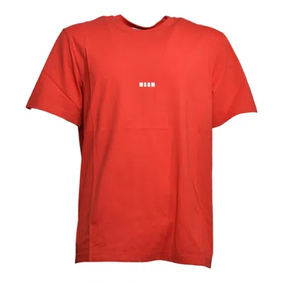 Msgm T Shirts And Polos In Red