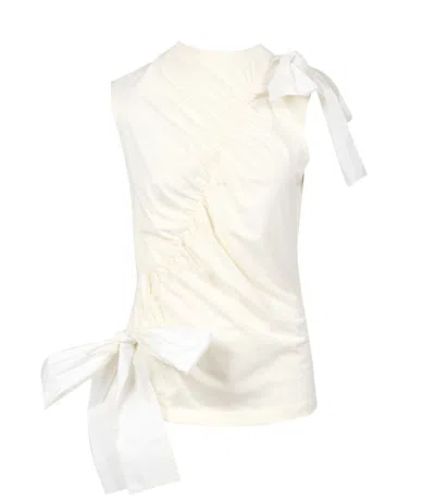 Msgm T Shirts And Polos White