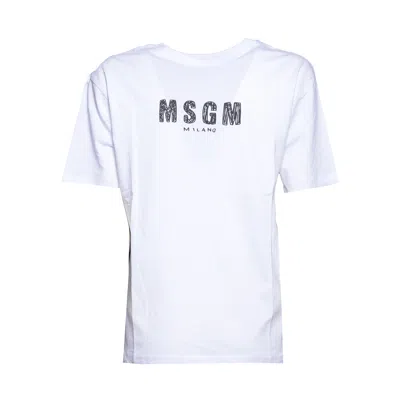 Msgm T Shirts And Polos In White