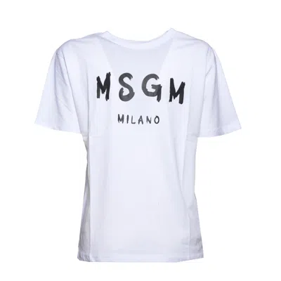 Msgm T Shirts And Polos In White