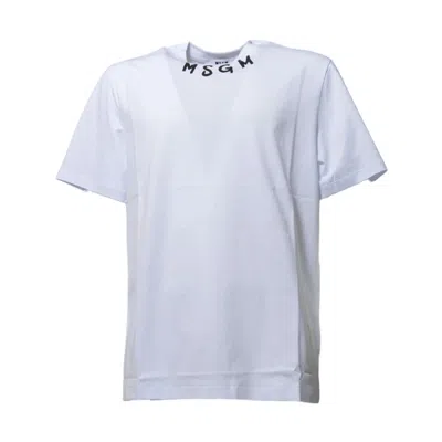 Msgm T Shirts And Polos In White