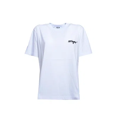 Msgm T Shirts And Polos In White