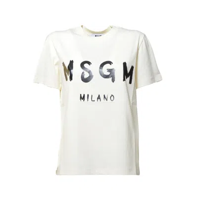 Msgm T Shirts And Polos In White
