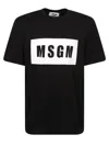Msgm T-shirts In Black