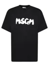 Msgm T-shirts In Black