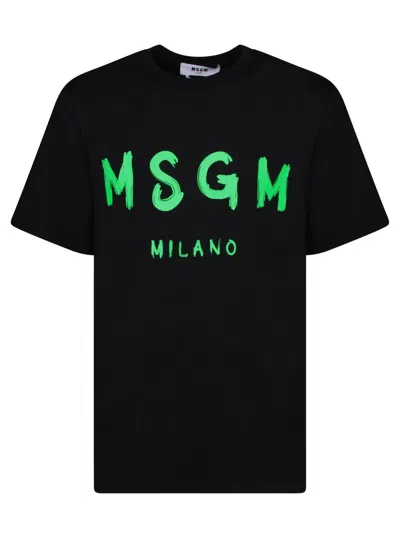 Msgm T-shirts In Black