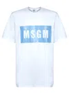 Msgm Logo Printed T-shirt In Multi