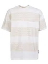 Msgm Panelled Crewneck T-shirt In White