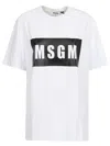 Msgm T-shirts In White