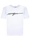 Msgm Embellished T-shirt In White