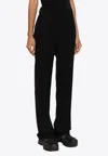 Msgm Black Three-pocket Lounge Pants In Black