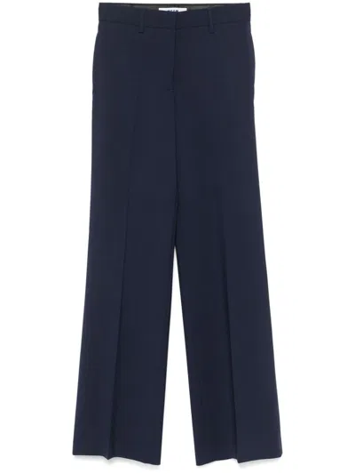 Msgm Tailored Trousers In Blue