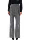 Msgm Tailored Trousers In Grey