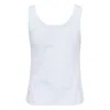 Msgm Tank Top With Button Stripes