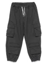 Msgm Tapered Cargo Pants In Grey
