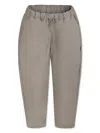 Msgm Tapered Trousers In Neutrals